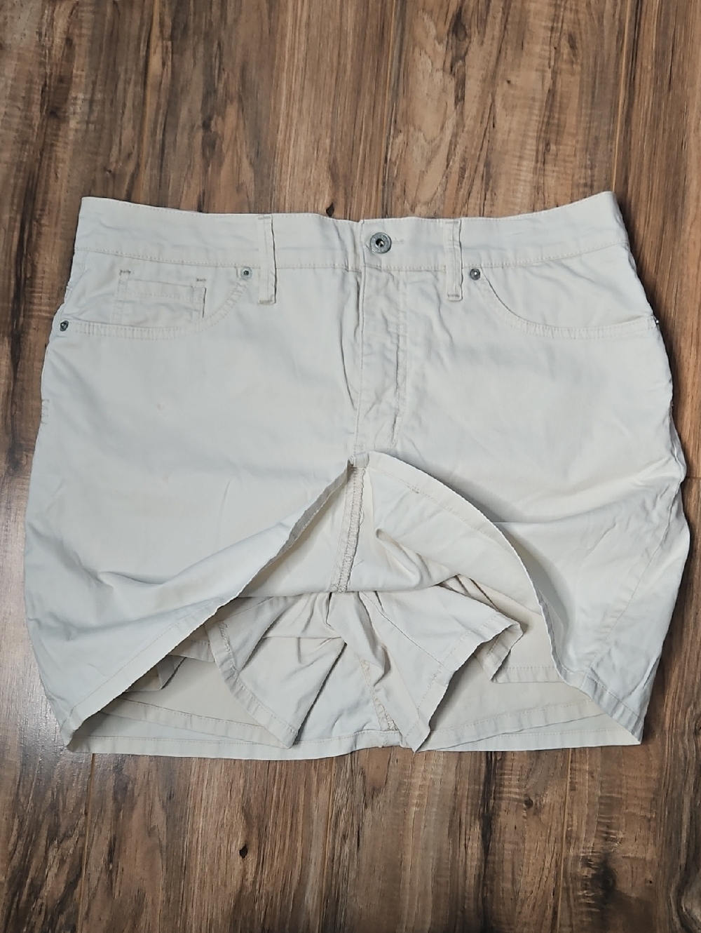 Gloria Vanderbilt Women's Casual Cream Skort Shorts 12